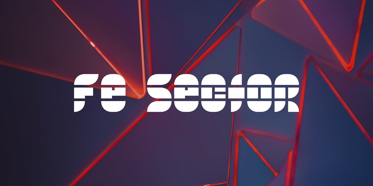 Шрифт FE Sector